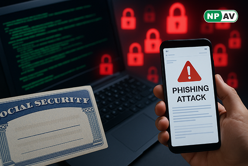 phishing attack over 2,000 devices by Social Security Administration communications.